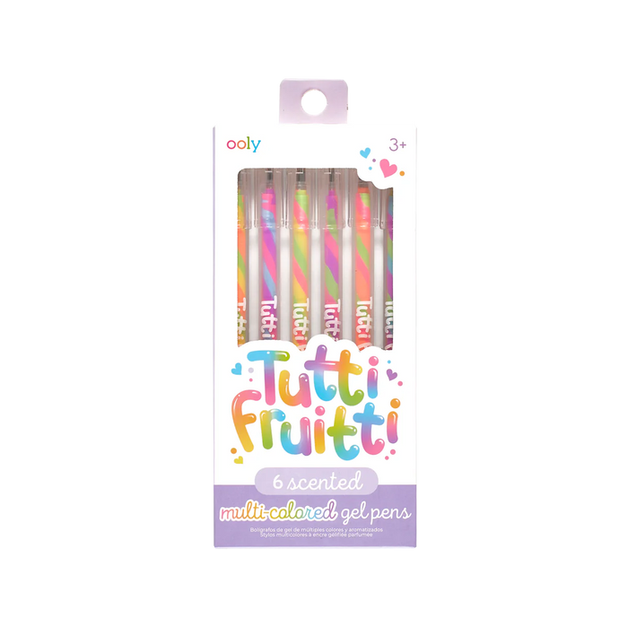 OOLY TUTTI FRUTTI SCENTED MULTI COLORED GEL PENS