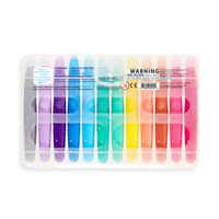 OOLY RAINBOW SPARKLE METALLIC WATERCOLOR GEL CRAYONS