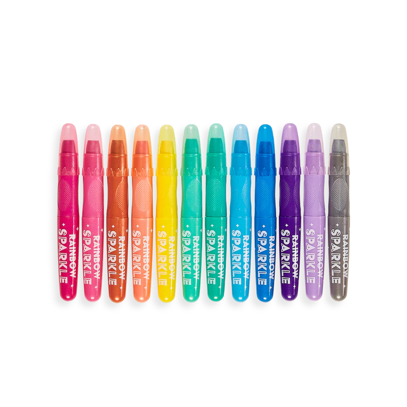 OOLY RAINBOW SPARKLE METALLIC WATERCOLOR GEL CRAYONS