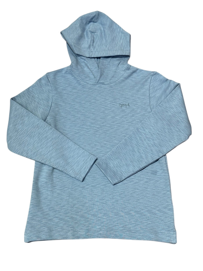 COASTAL COTTON BLUE FOG HOODIE