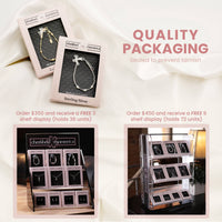 14K Gold-Plated White Pearl Earrings with Screw Backs