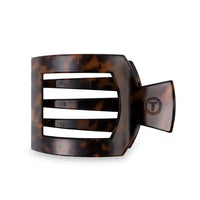 TELETIES TORTOISE LARGE FLAT SQUARE CLIP