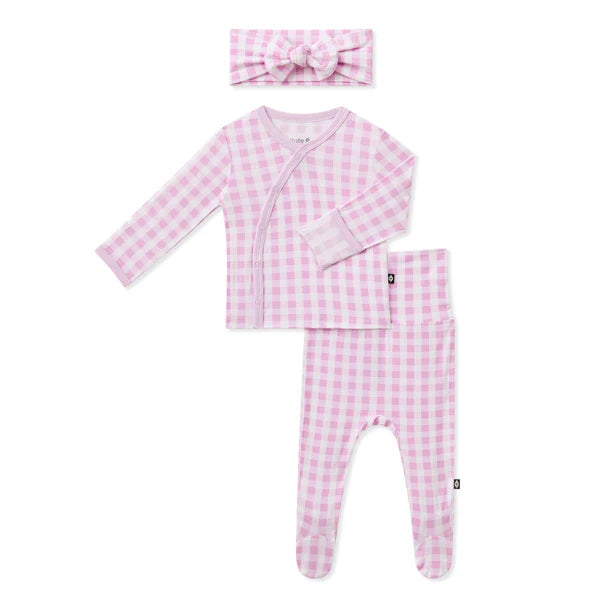 Take Me Home Set With Bow Gingham Thistle