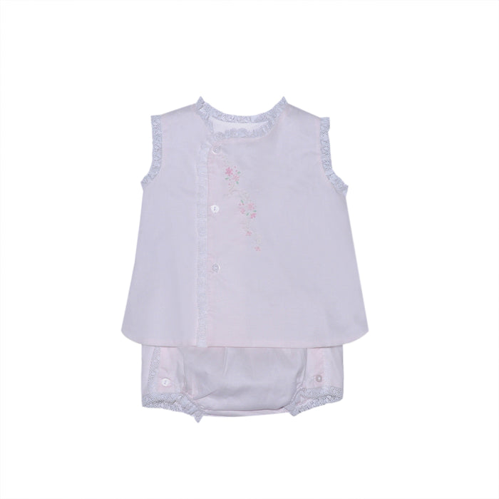 BABY SEN PINK BLANCHE DIAPER SET