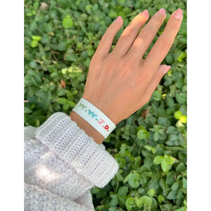 ELEVATED FAITH WWJD BRACELET 2 COLORS