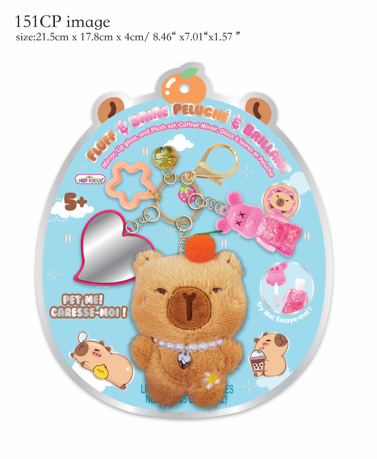 HOT FOCUS FLUFF & SHINE CAPYBARA