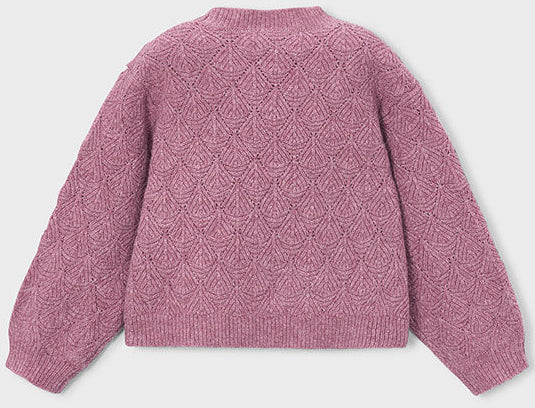Textured Mauve Sweater