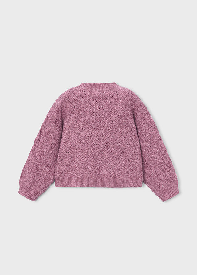 Textured Mauve Sweater