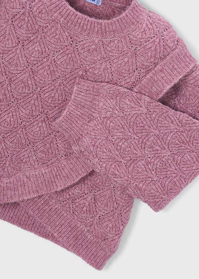 Textured Mauve Sweater