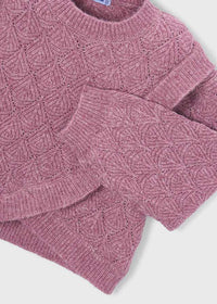 Textured Mauve Sweater