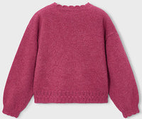 Knit Cardigan with Bow