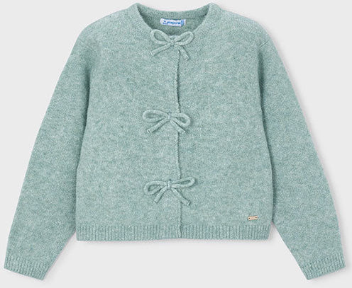 Green Knit Cardigan