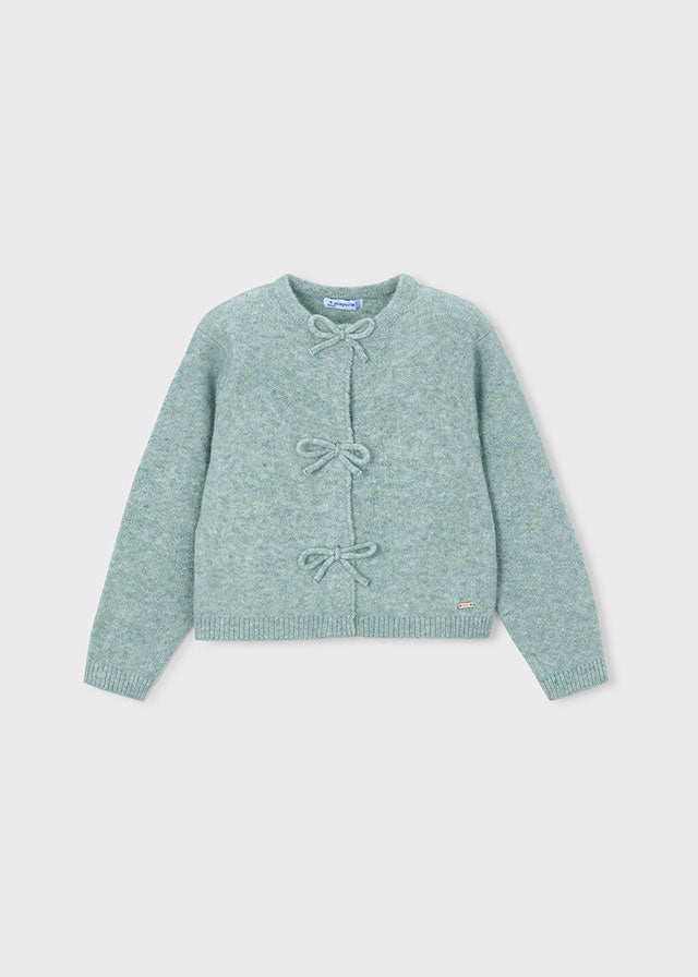 Green Knit Cardigan