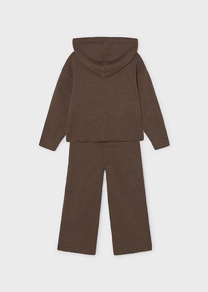 Coffee Knit Pant Set