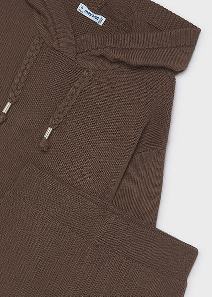 Coffee Knit Pant Set