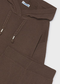 Coffee Knit Pant Set