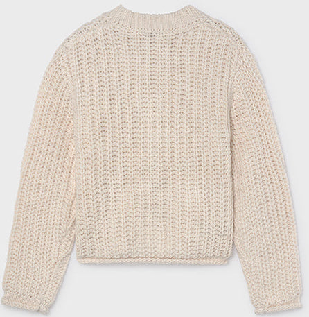 Ivory English Knit Cardigan