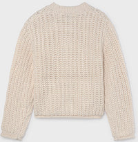 Ivory English Knit Cardigan