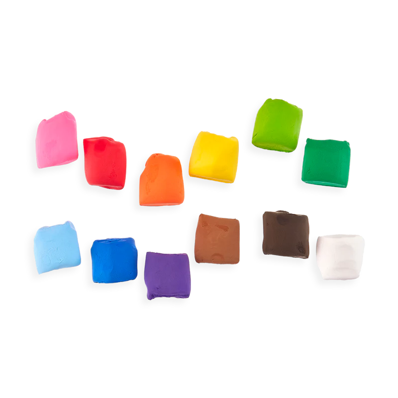 OOLY CREATIBLES D.I.Y. AIR-DRY CLAY KIT SET OF 12 COLORS + 3 TOOLS