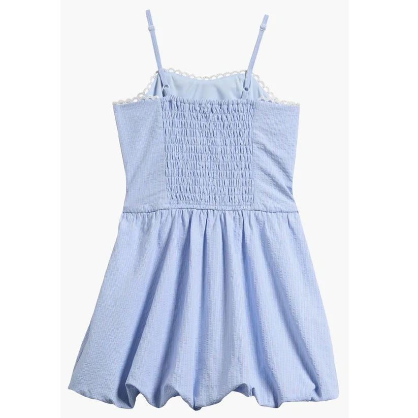 Smocked Back Seersucker Sundress