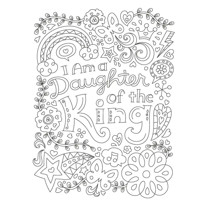 THE POWER OF A PRAYING GIRL COLORING BOOK