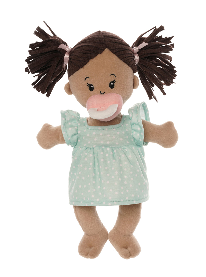 LOVE STELLA DOLL BEIGE WITH BROWN PIGTAILS