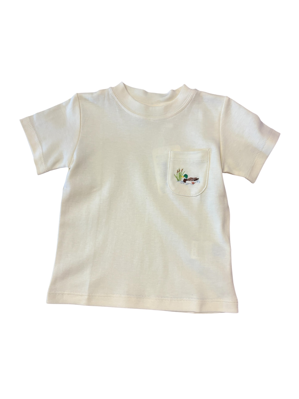 MALARDS & CATTAILS S/S TEE WITH POCKET