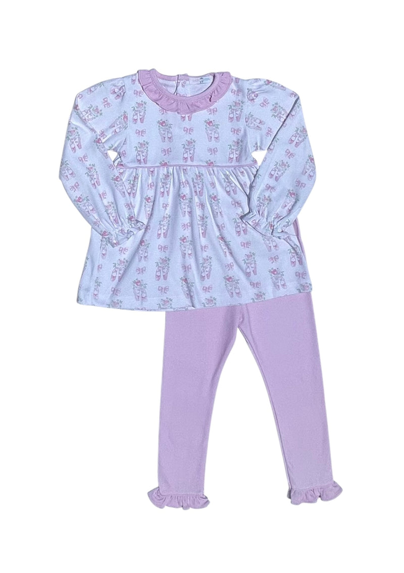 BABY LOREN TWINKLE TOES PIMA PANT SET