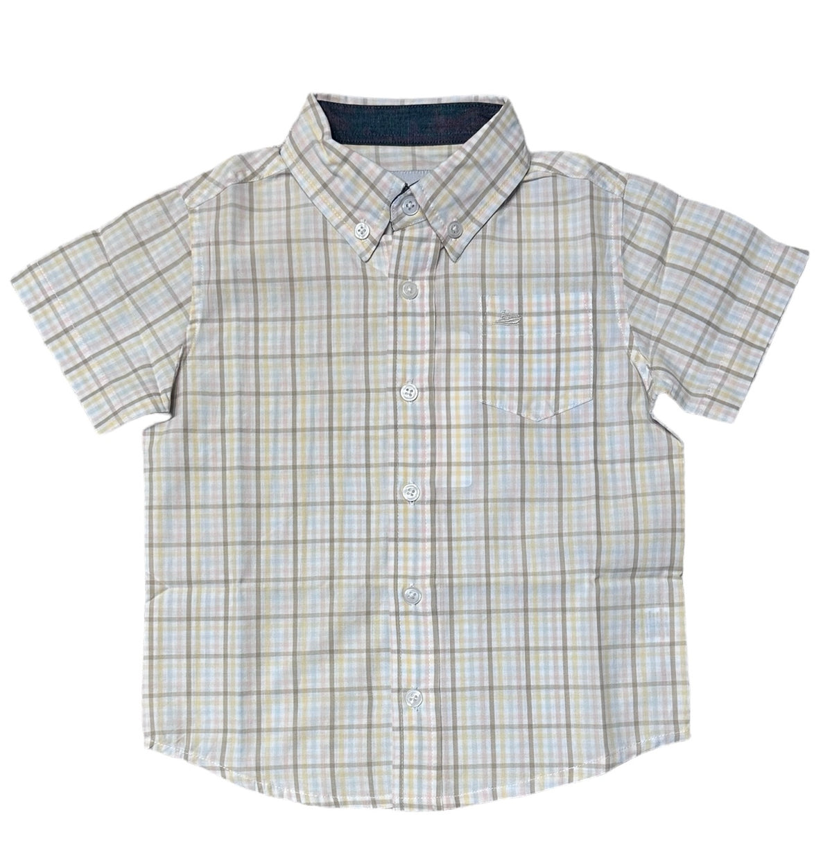 SOUTHBOUND SS DRESS SHIRT CHAMOMILE/FOG/MINT