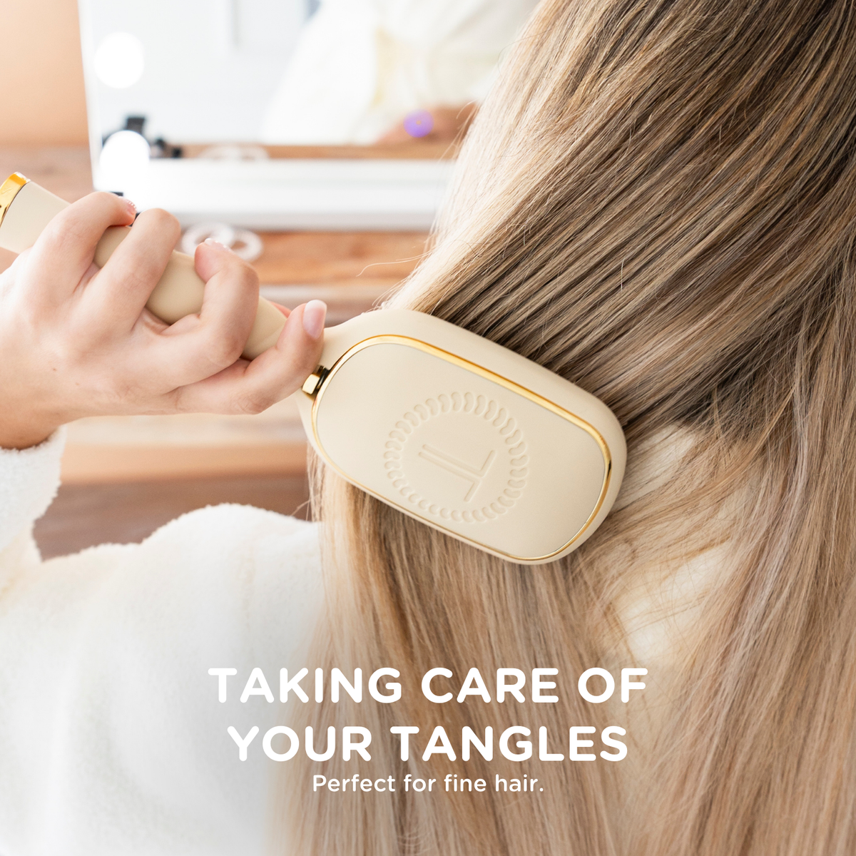 Detangler Hair Brush for Fine Hair Tan