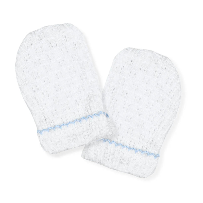 PATY KNIT MITTENS BLUE