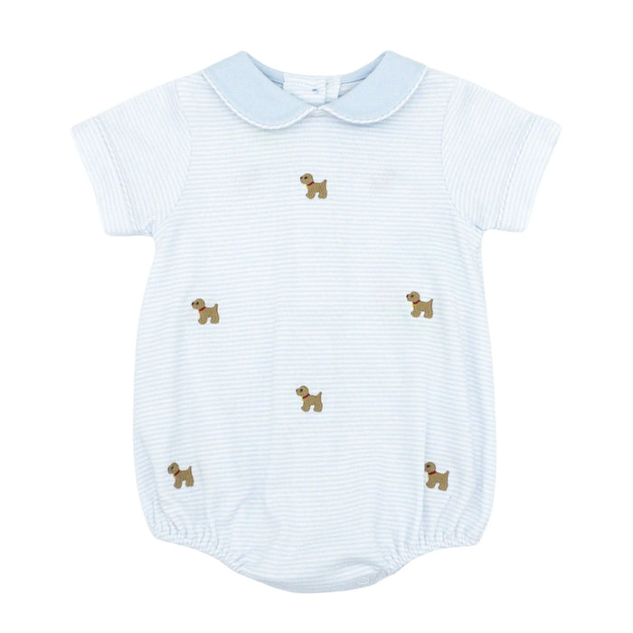 PUPPY PETER BUBBLE LIGHT BLUE BITTY KNIT