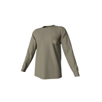 SOUTHERN POINT CO.  YOUTH LS A BREED APART LONG SLEEVE POCKET TEE LAUREL OAK