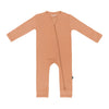 KYTE BABY ZIPPERED ROMPER IN APRICOT