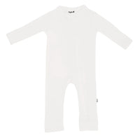 KYTE BABY ZIPPERED ROMPER CLOUD