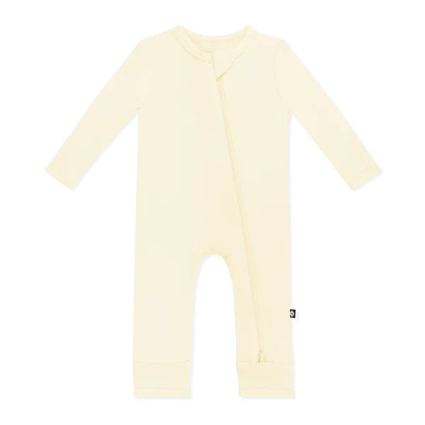 ZIPPERED ROMPER IN CHAMOMILE