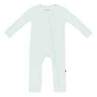 KYTE BABY ZIPPERED ROMPER IN DEW