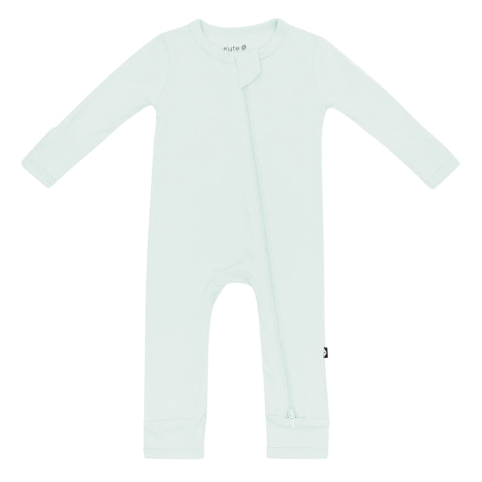 KYTE BABY ZIPPERED ROMPER IN DEW