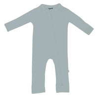 KYTE BABY ZIPPERED ROMPER GLACIER