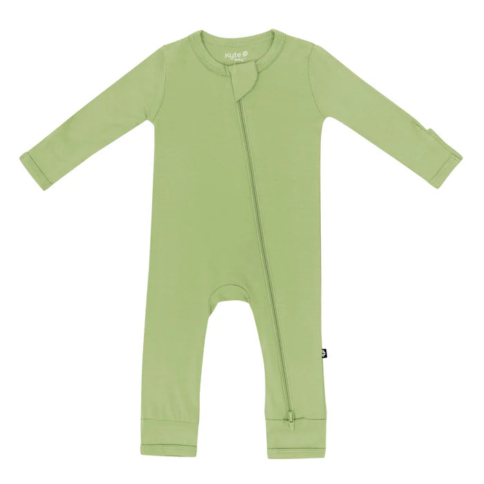 KYTE BABY ZIPPERED ROMPER IN HONA