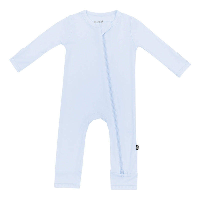KYTE BABY ZIPPERED ROMPER IN MIST