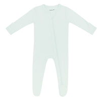 KYTE BABY ZIPPERED FOOTIE IN DEW