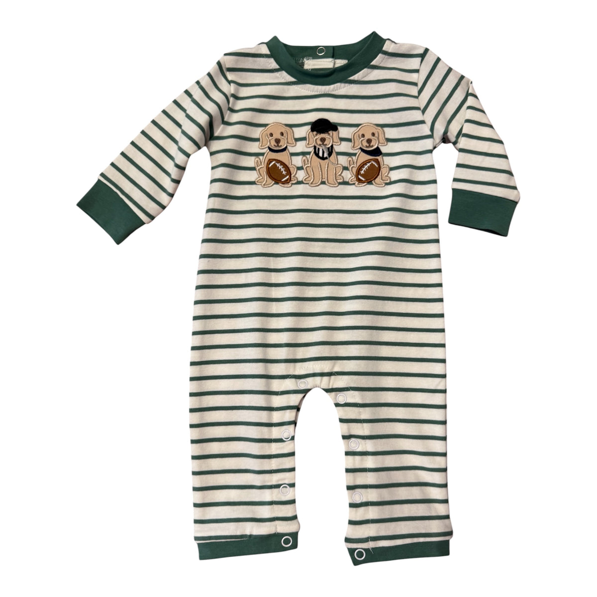 Football Pups Boys Romper