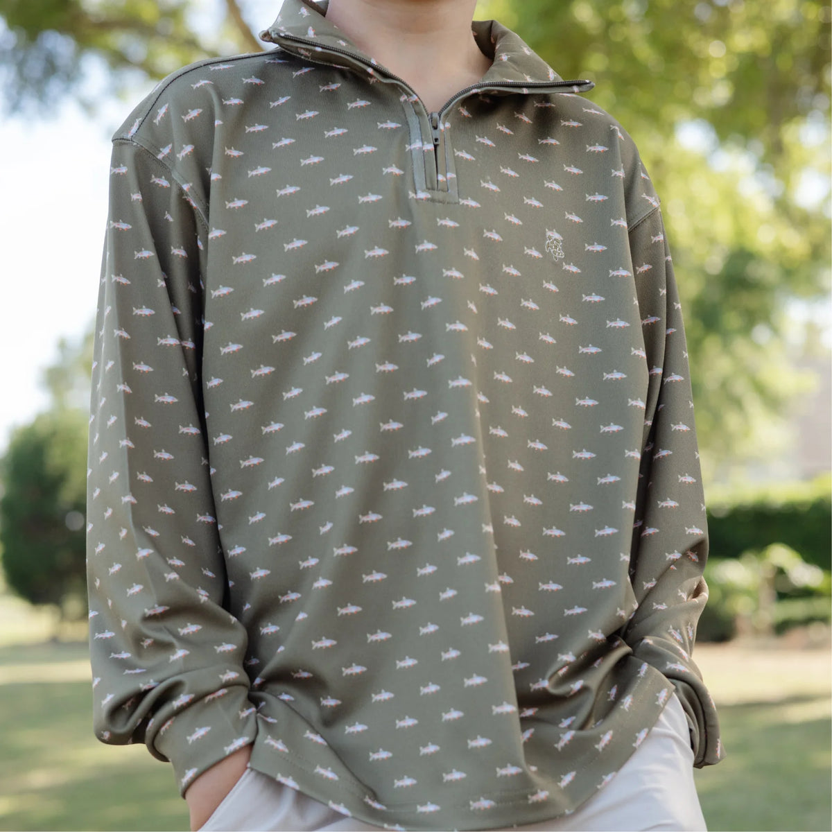 Performance Half Zip Fish