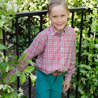 Performance Button Down Jolly Plaid