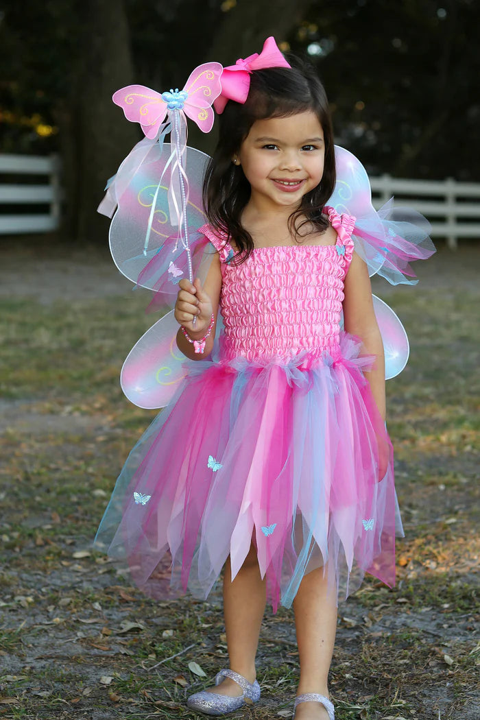 GREAT PRETENDERS BUTTERFLY DRESS & WINGS WITH WAND