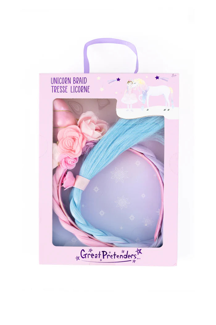 GREAT PRETENDERS BOUTIQUE UNICORN PRINCESS HAIR BRAID