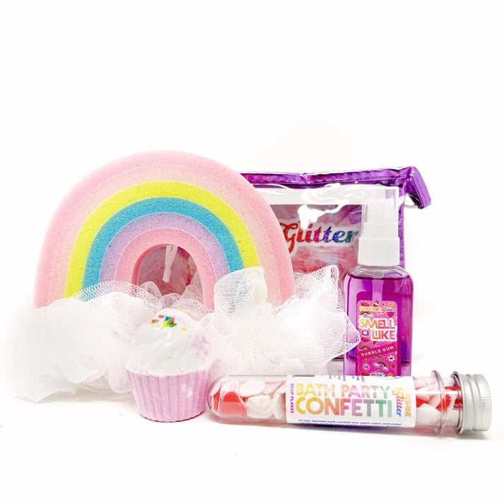 SUNSHINE & GLITTER CONFETTI BATH PARTY GIFT SET