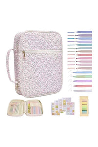 NAOMI PINK FLORAL BIBLE COVER