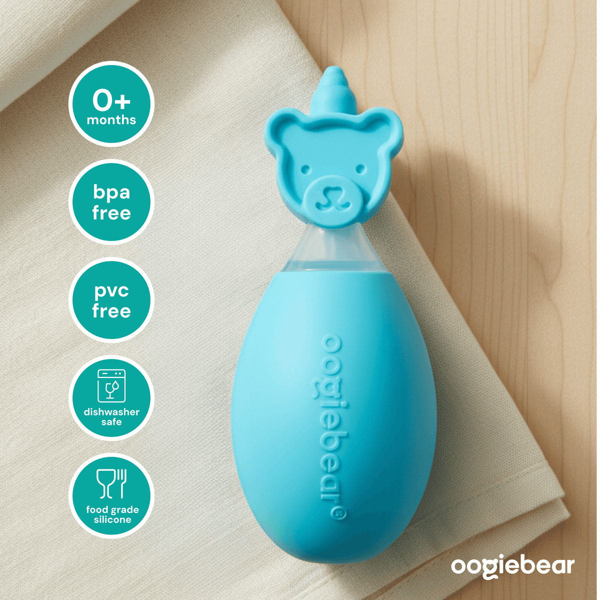 Oogiebear Baby Nose and Ear Cleaning Kit: Blue